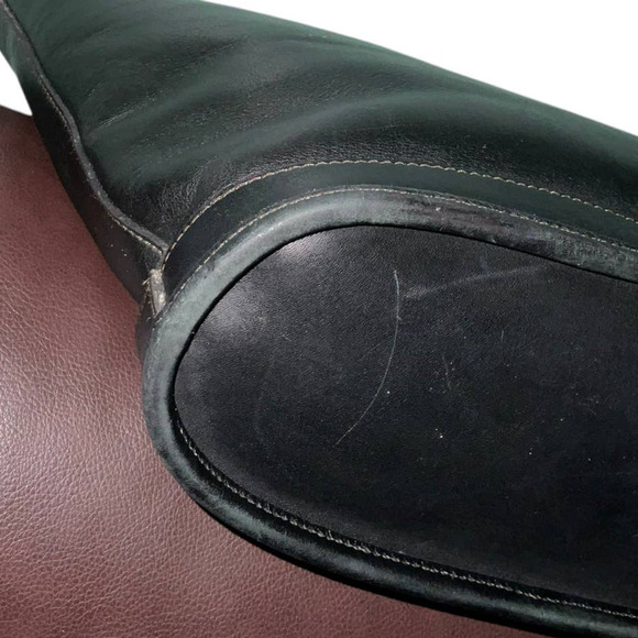 COACH VINTAGE BLACK LEATHER BLEECKER BUCKET BAG 9302 Made in United States - Picture 7 of 16